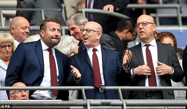The Glazers, pictured Joel and Avram, are open to selling a minority stake in Man United