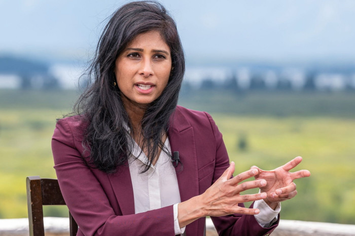 The IMF’s Gita Gopinath said attendees had shown ‘humility’ over the huge uncertainty facing the global economy