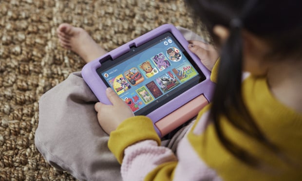 Amazon Fire 7 Kids edition tablet.