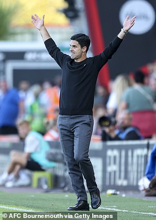 Arteta admitted he was 'really pleased' following his side's win
