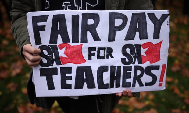 University and College Union protesters in London in December demanding fair pay and an end zero-hours contracts.